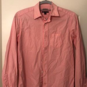 Casual button-down Gingham patterned shirt